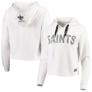 Saints DKNY maddie crop pullover hoodie